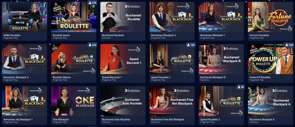 MrBit Casino - Live Casino