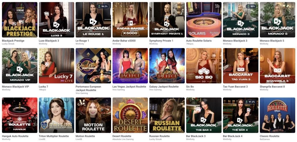 20Bet Casino - Live casino