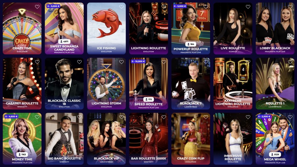 Morospin Casino - Live casino