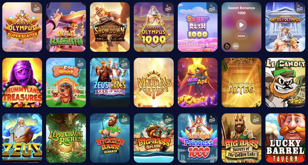 Monro Casino - Sloturi