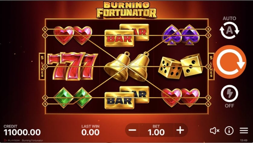 Joacă gratis Burning Fortunator