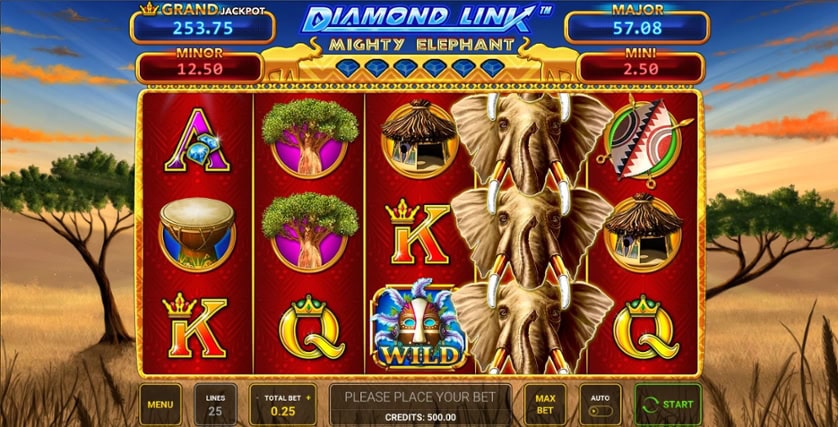 Joacă Gratis Diamond Link Mighty Elephant
