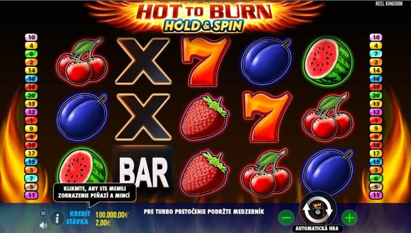 Joacă gratis Hot to Burn Hold and Spin