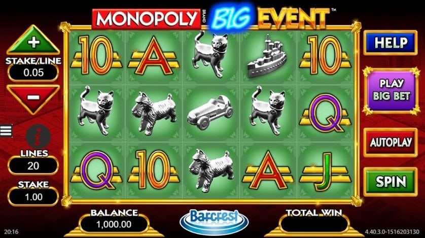 Joacă gratis MONOPOLY Big Event