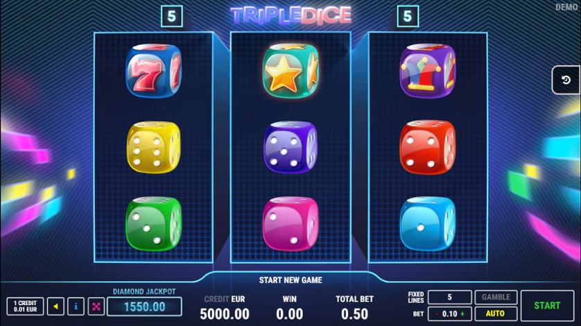 Joacă gratis Triple Dice