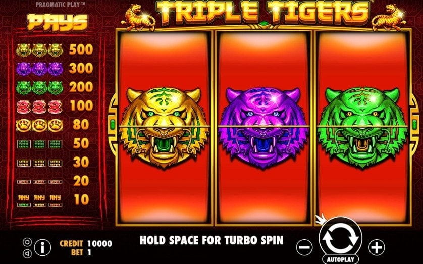 Joacă gratis Triple Tigers