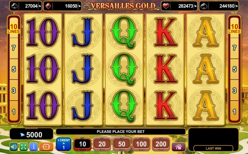 Joacă Gratis Versailles Gold