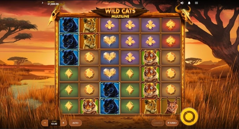 Joacă gratis Wild Cats Multiline