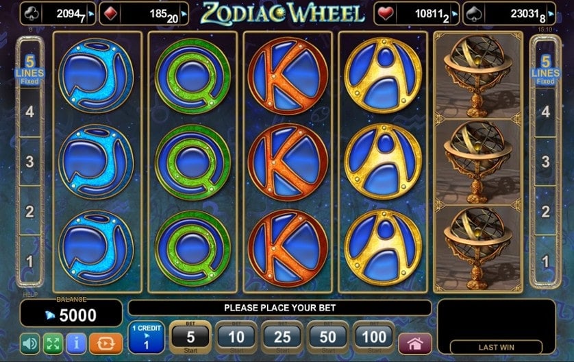 Joacă Gratis Zodiac Wheel