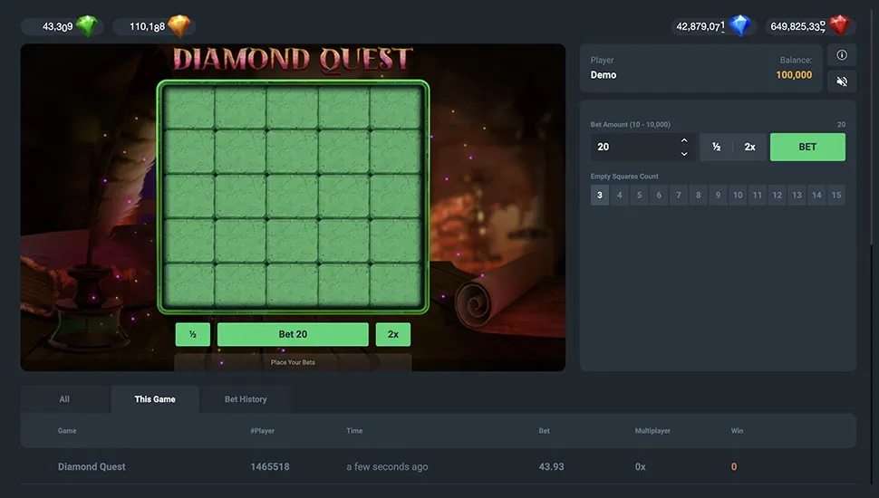 Joacă Gratis Diamond Quest