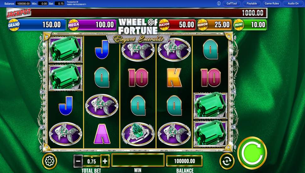 Joacă gratis Wheel of Fortune Elegant Emeralds