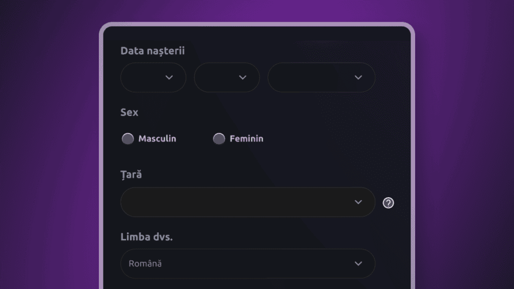 Apasă butonul "Sign Up Now"