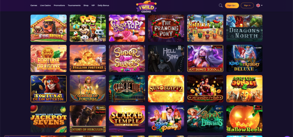 iWild Casino jocuri slot