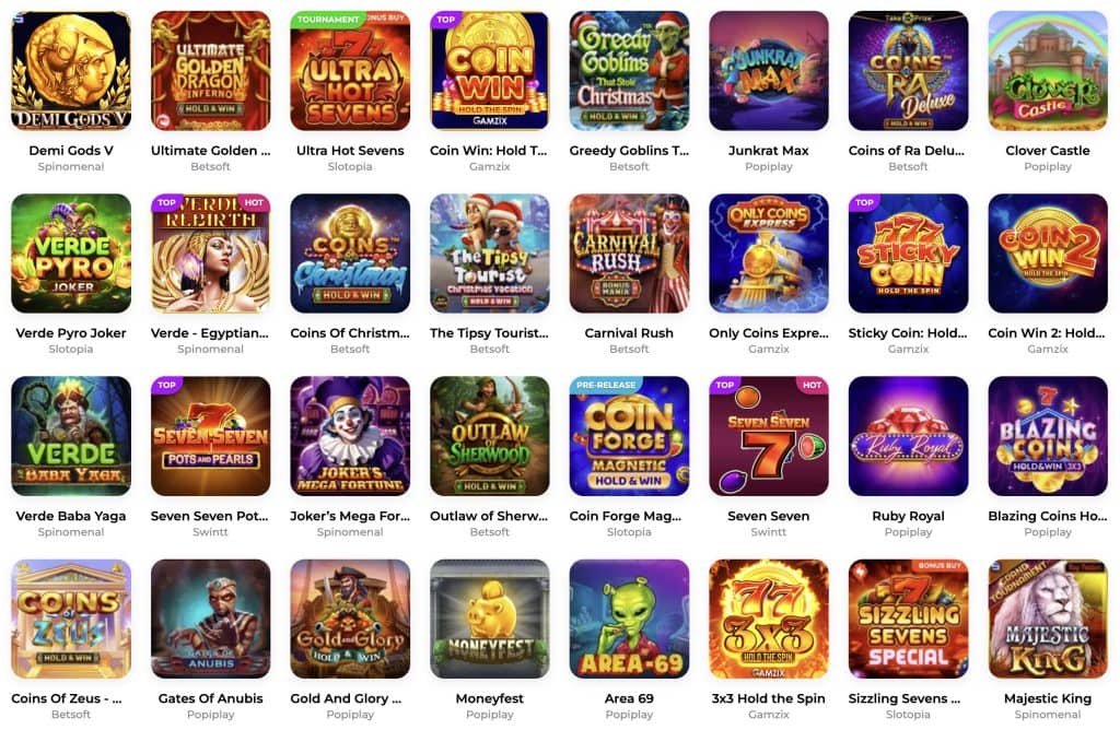 Verde Casino - Sloturi