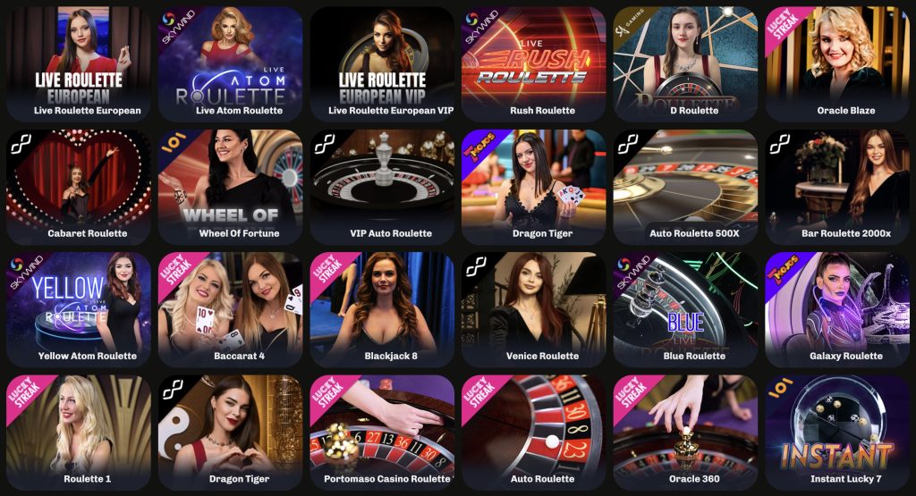 Velobet Casino - Live casino