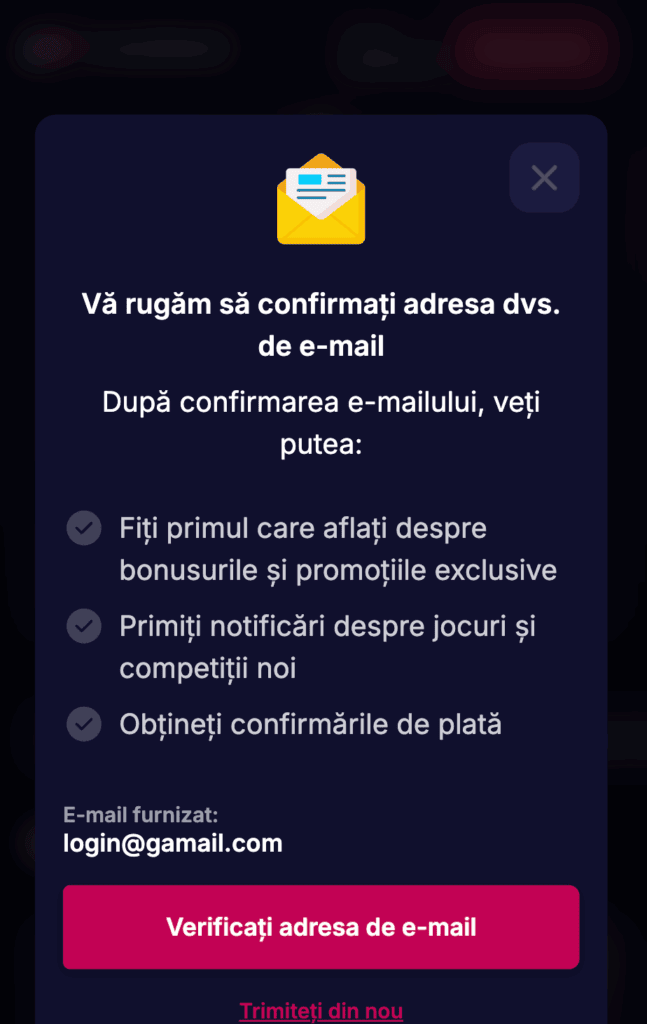Click pe "Înregistrare"