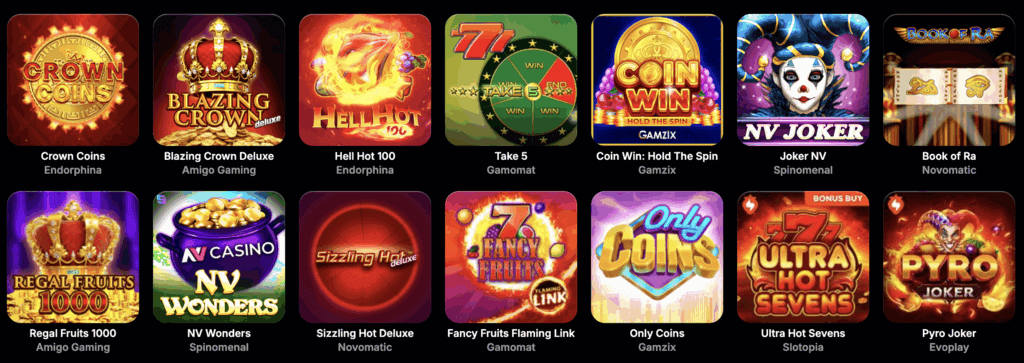 NV Casino Sloturi