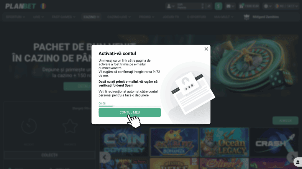 Validează-ți numărul de mobil sau adresa de e-mail