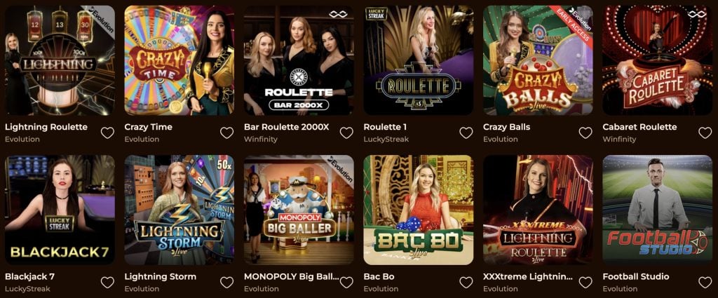 RodeoSlot Casino - Live casino
