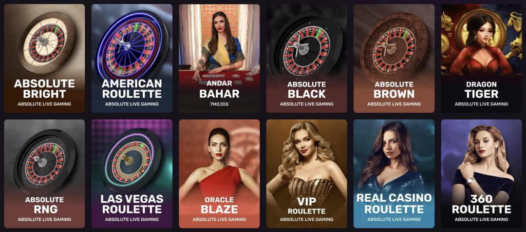 Playbet.io Casino - Live casino