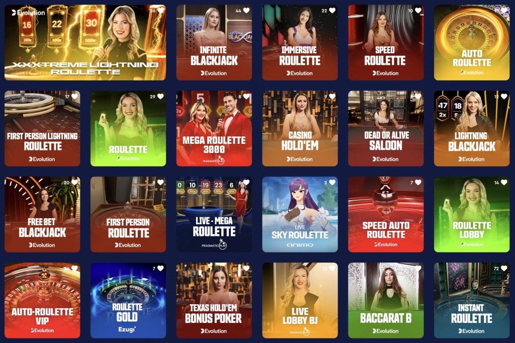 Celsius Casino - Live casino