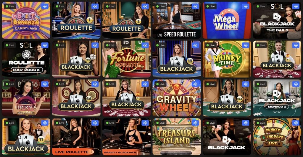 Sol Casino - Live casino